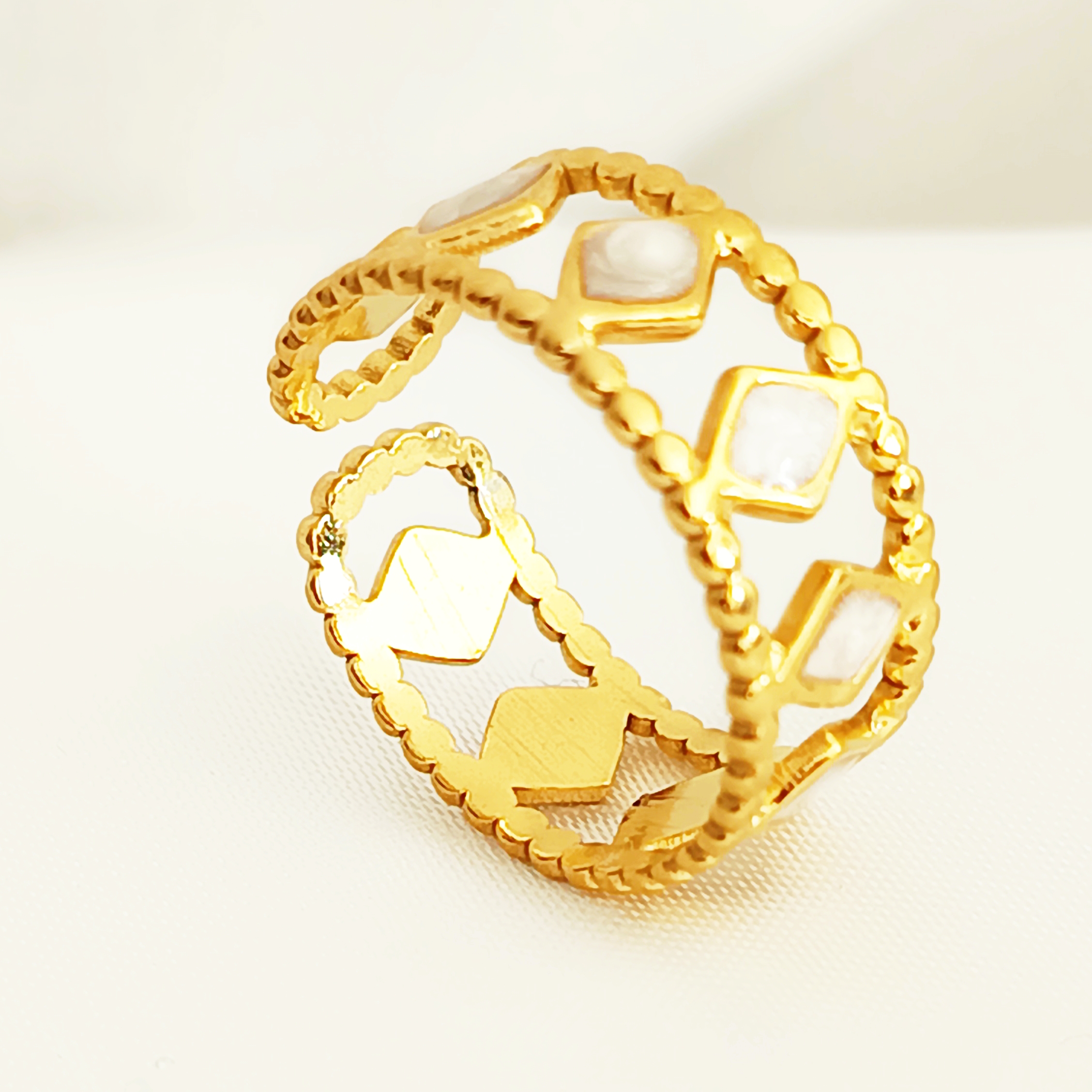 BAGUE SOSSO BLANCHE