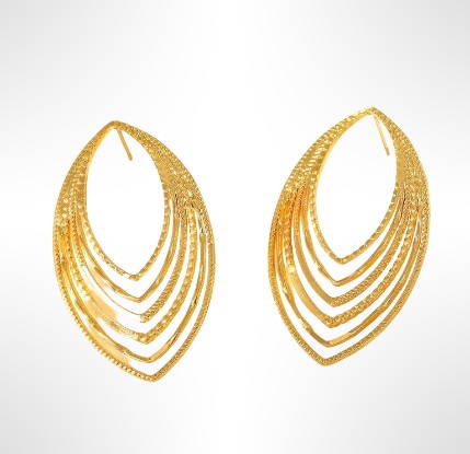 Boucles d'oreilles dorées TONIA