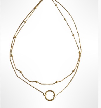 Collier 2 rangs VANILLA doré
