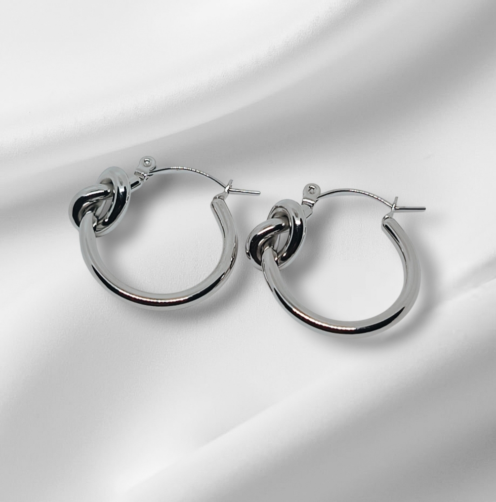 Boucles d'oreilles argentées ERINE