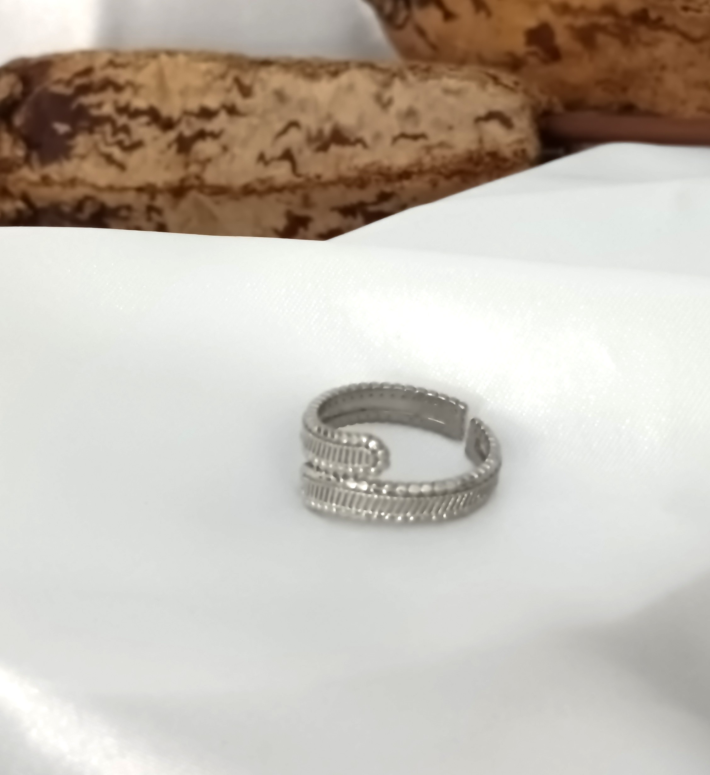 BAGUE LARA ACIER ARGENT
