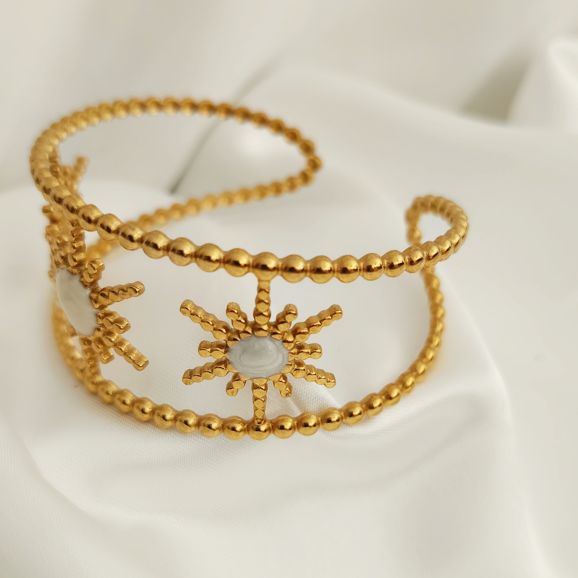 BRACELET ETOILES BLANCHES