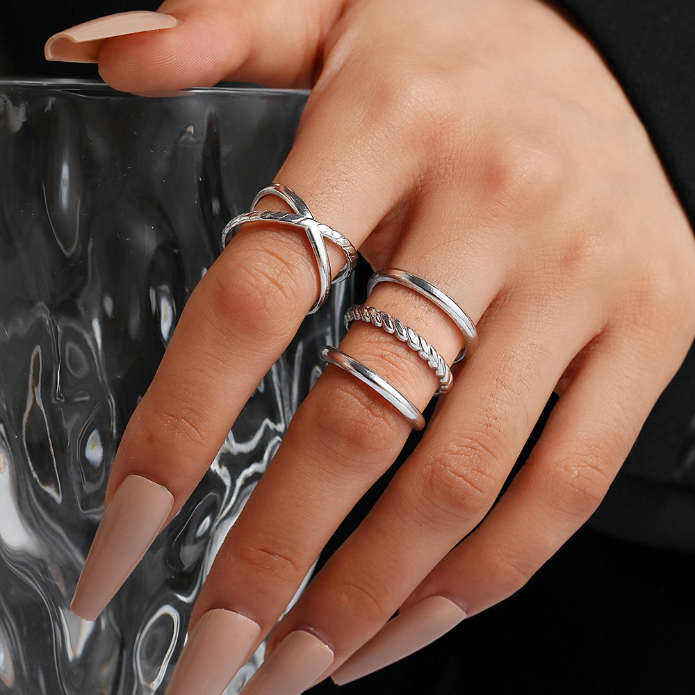 BAGUE CARA ACIER ARGENT