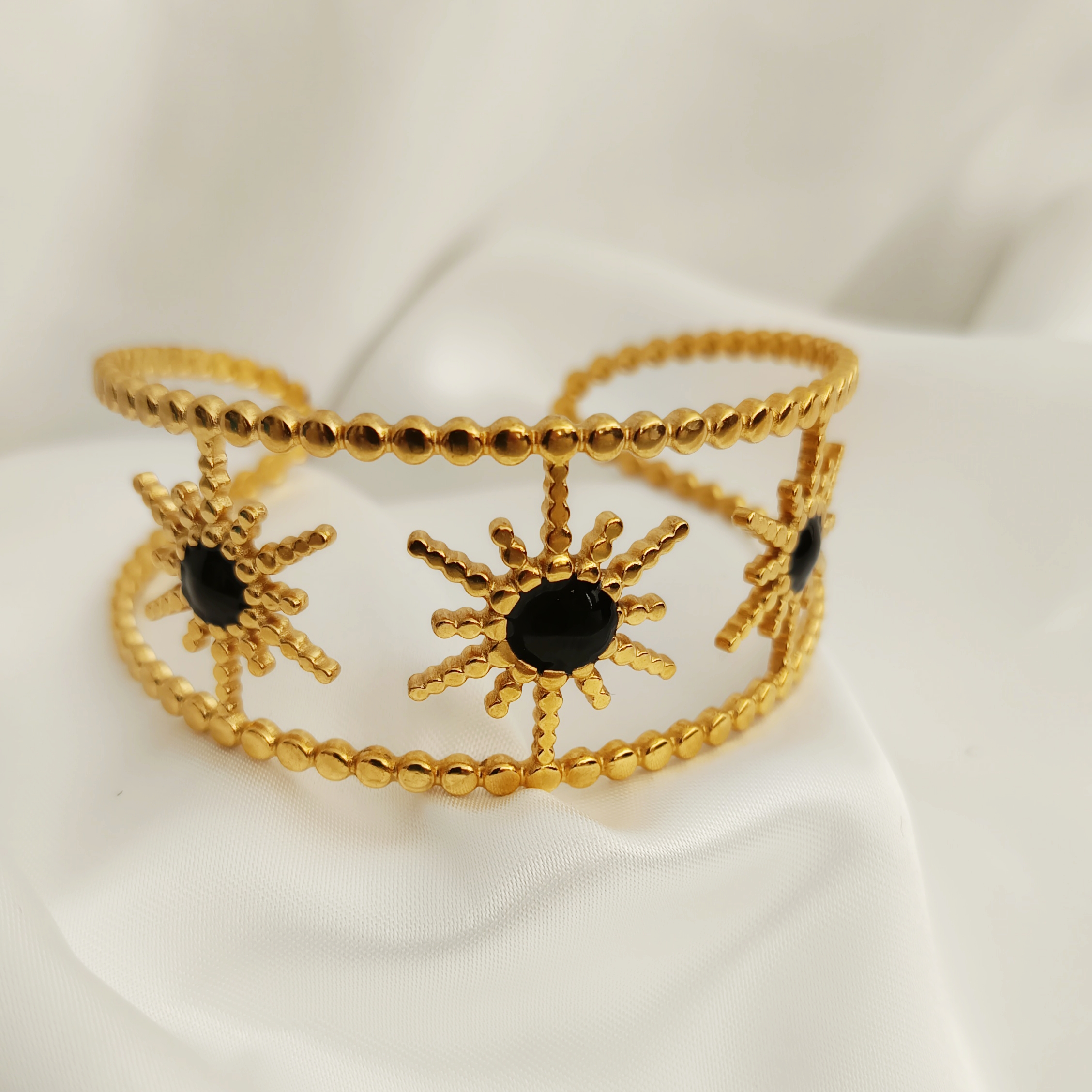BRACELET ETOILES NOIRES