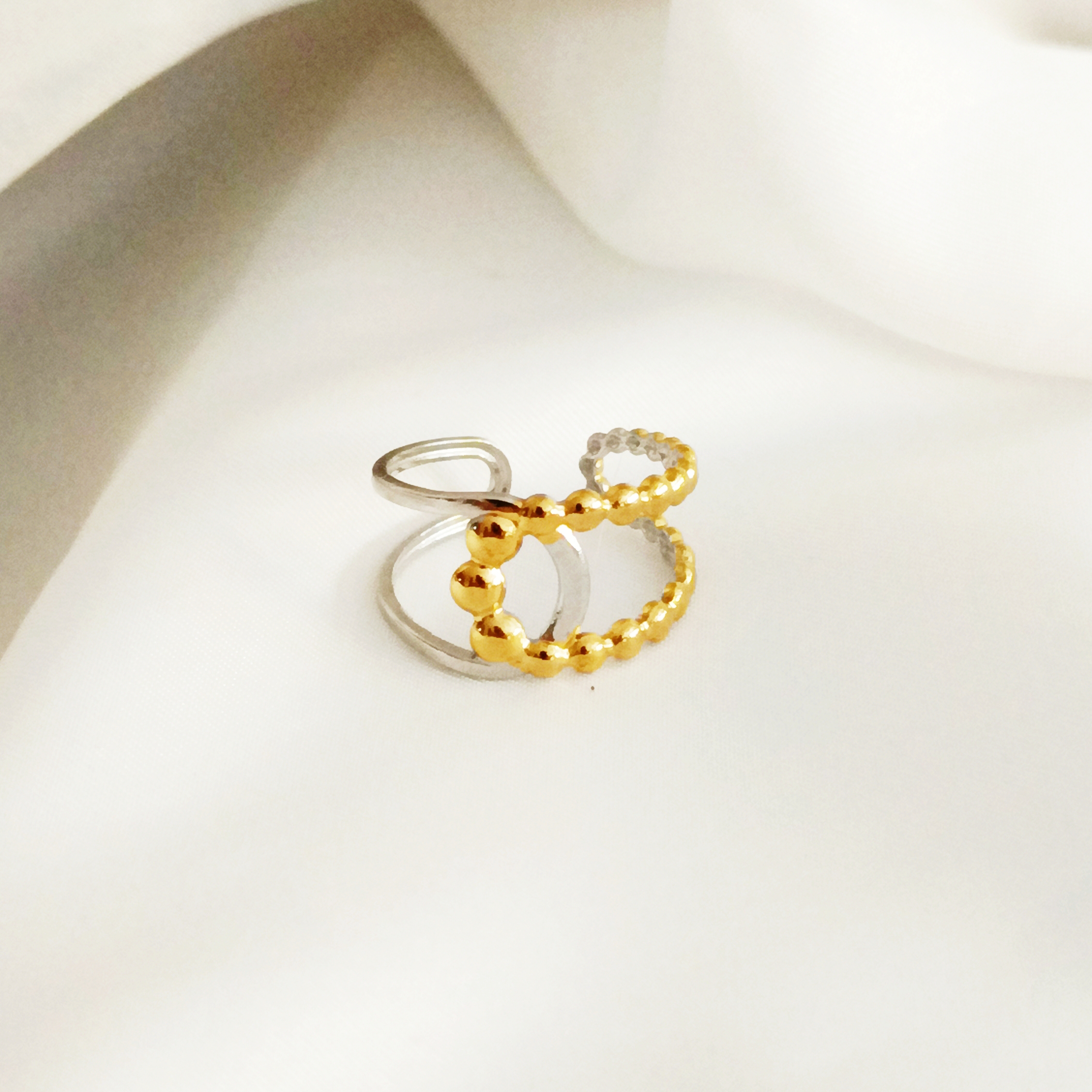 BAGUE CAMILLE BICOLORE
