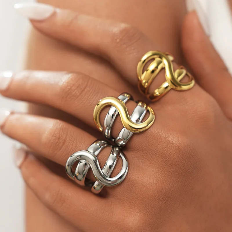 BAGUE MAELYS BICOLORE
