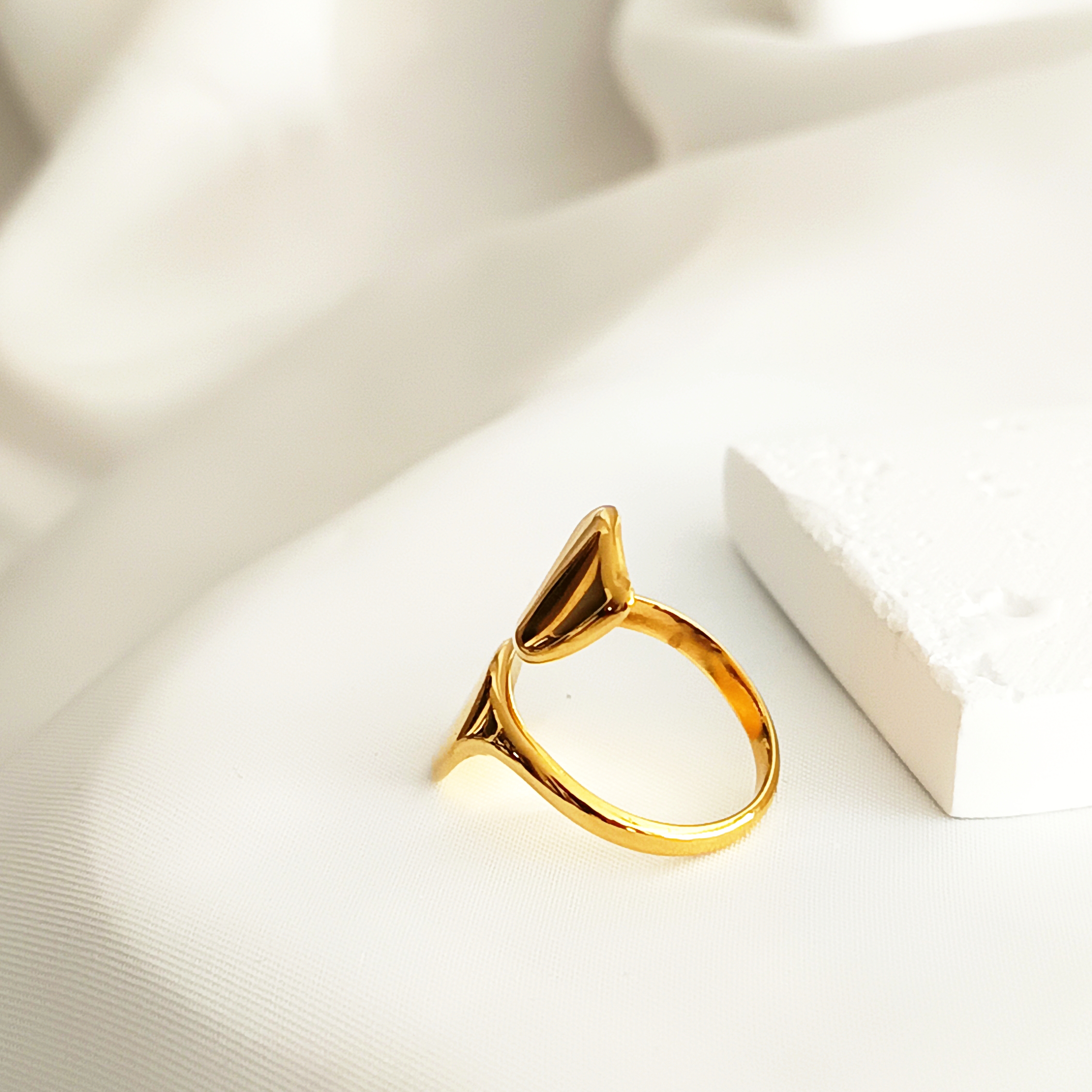 BAGUE ESTELLA ACIER doré