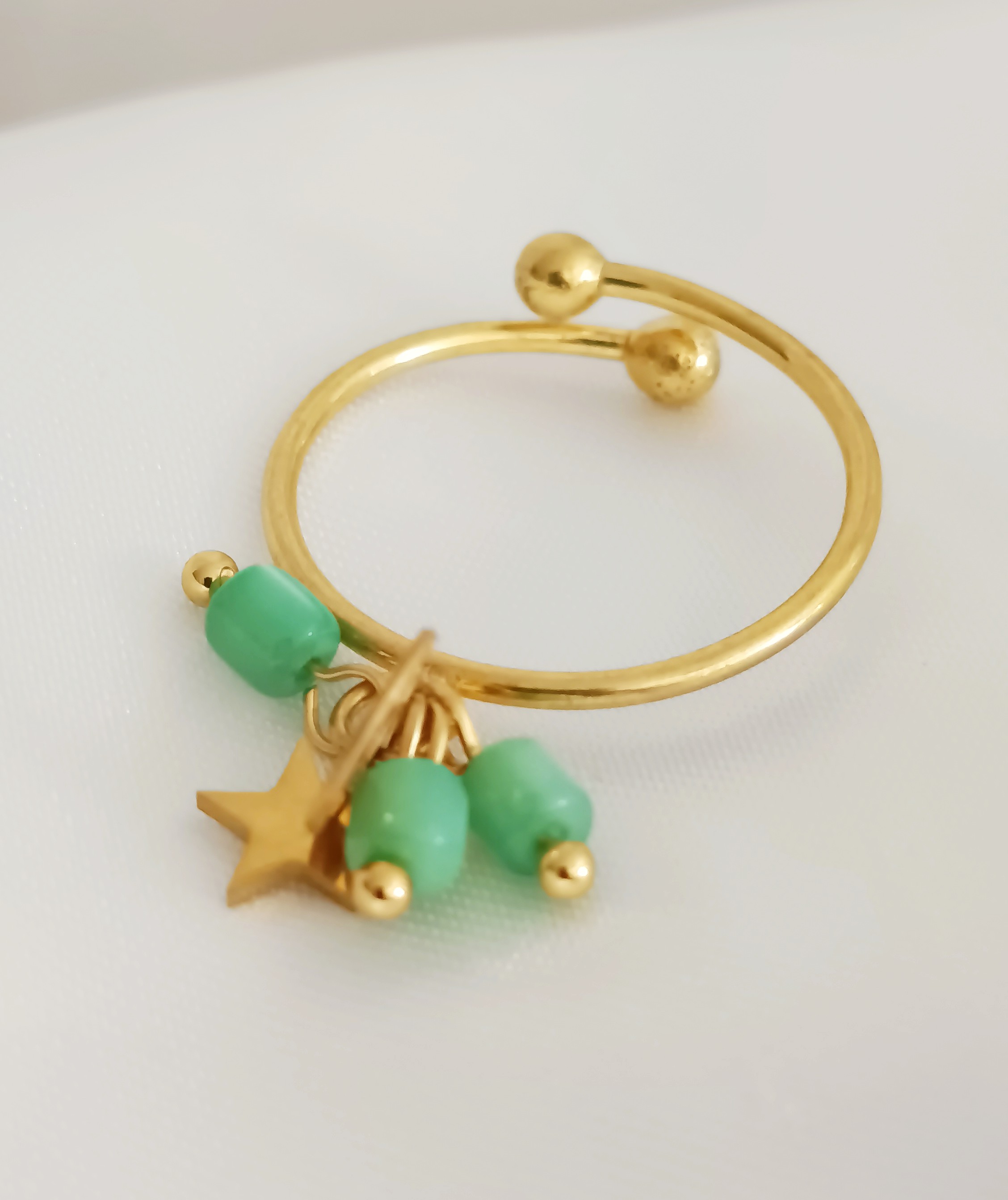 BAGUE JUNON VERTE