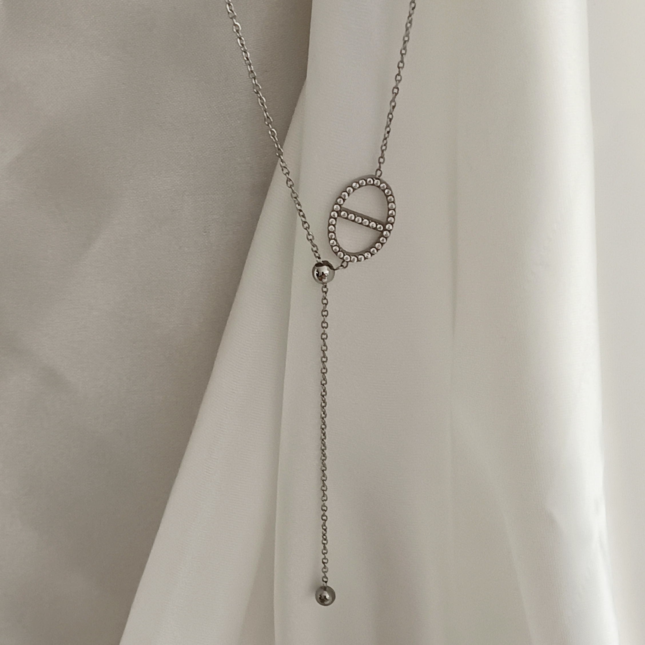 COLLIER KENDRA acier argent