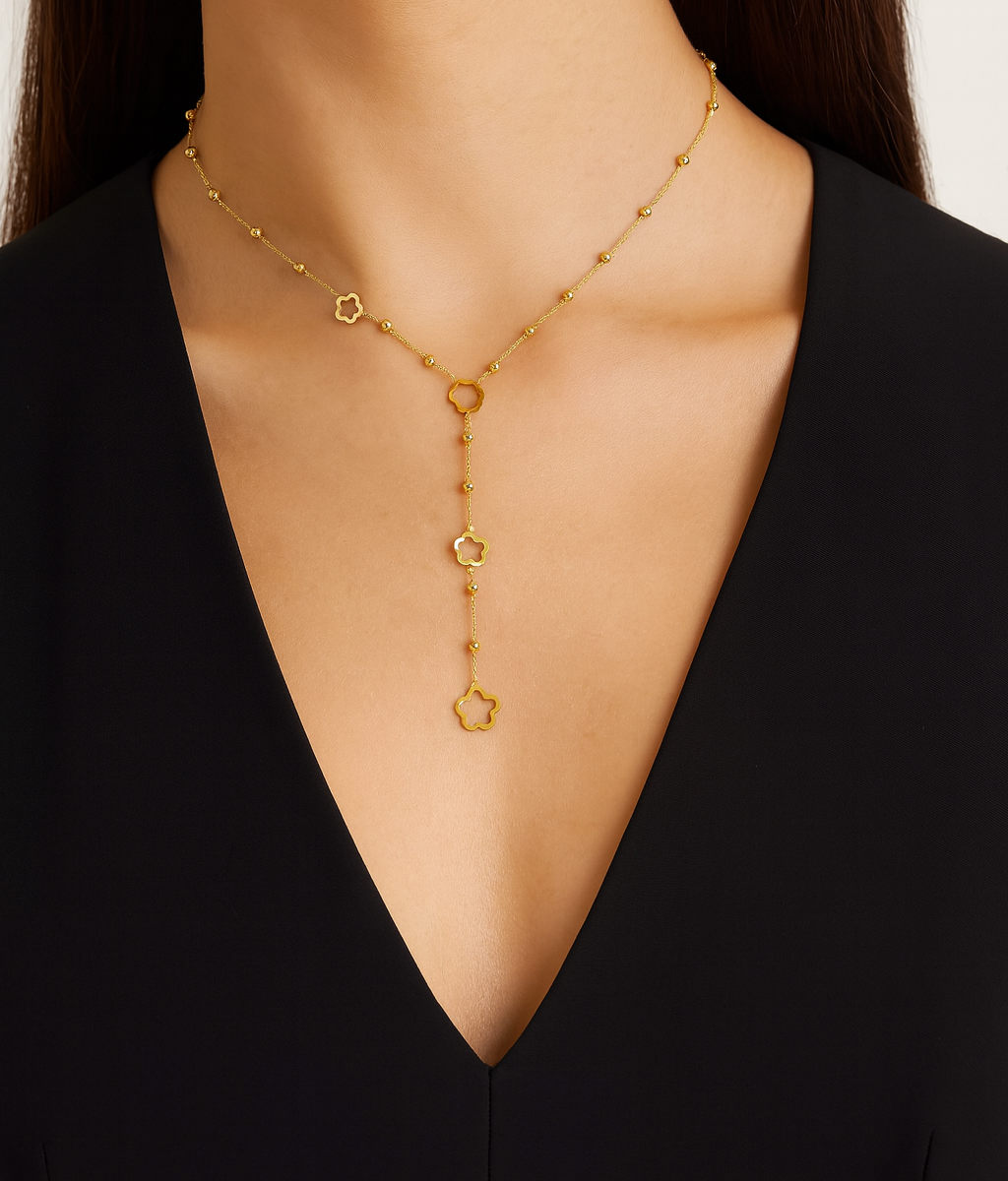 Collier SOPHIE acier doré