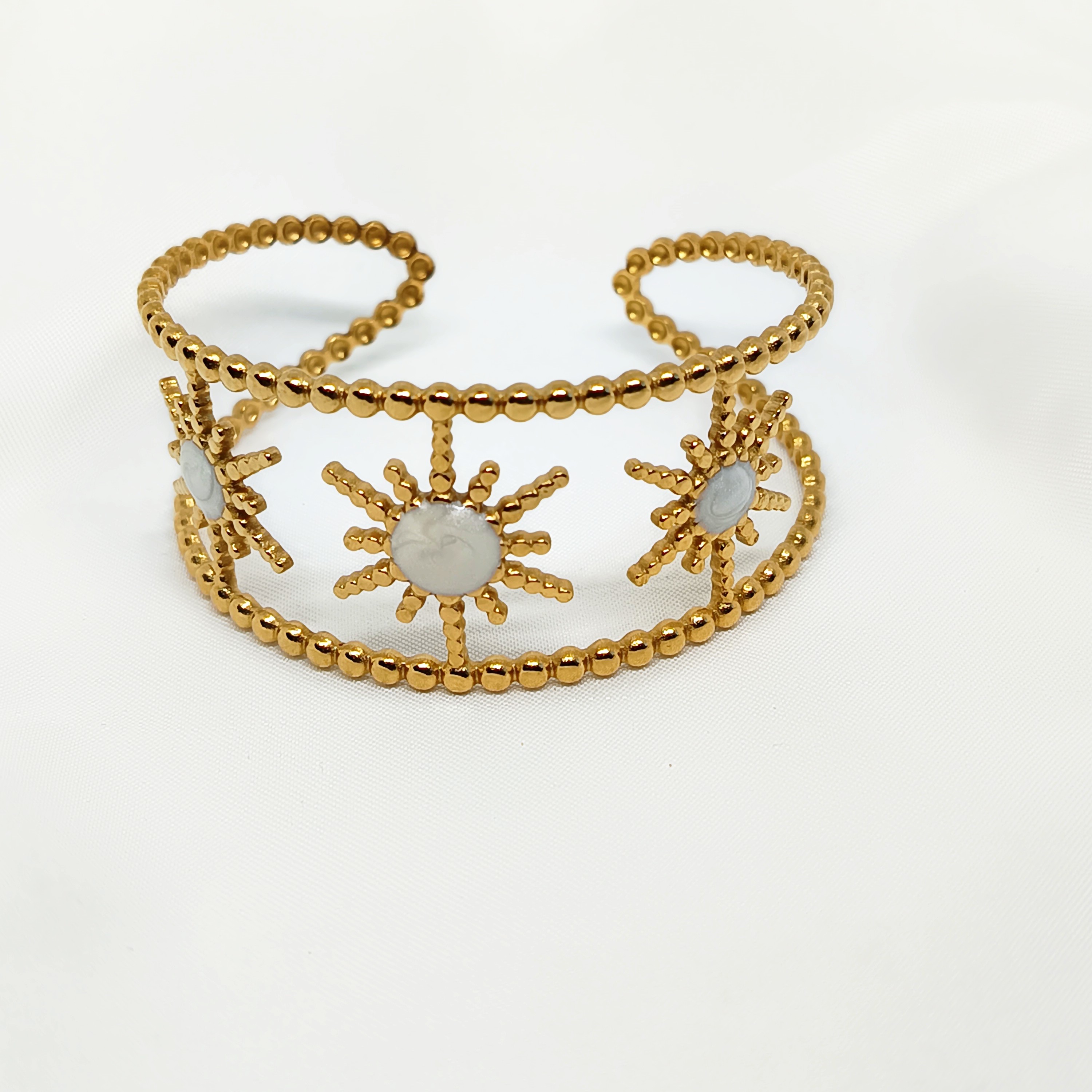 BRACELET ETOILES BLANCHES