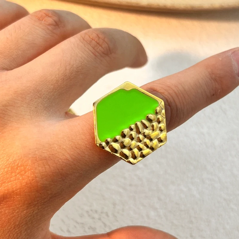 BAGUE ALYSSA VERTE