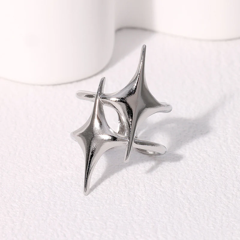 BAGUE PATY  ACIER ARGENT
