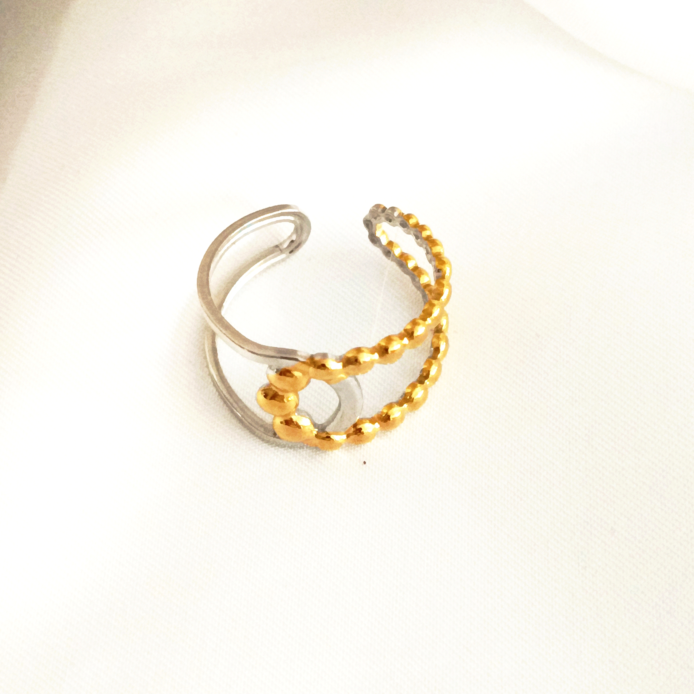 BAGUE CAMILLE BICOLORE