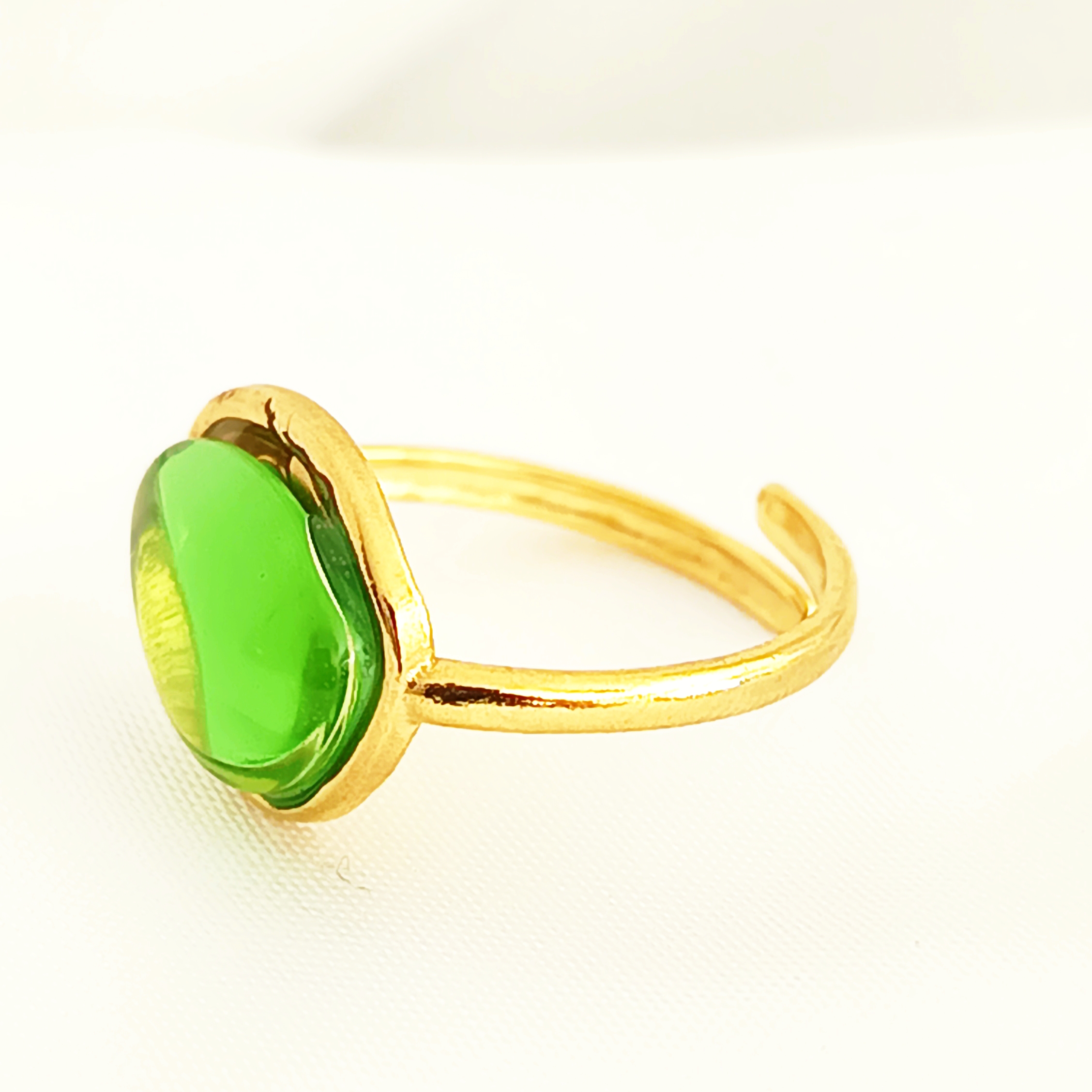 BAGUE LOVA VERTE