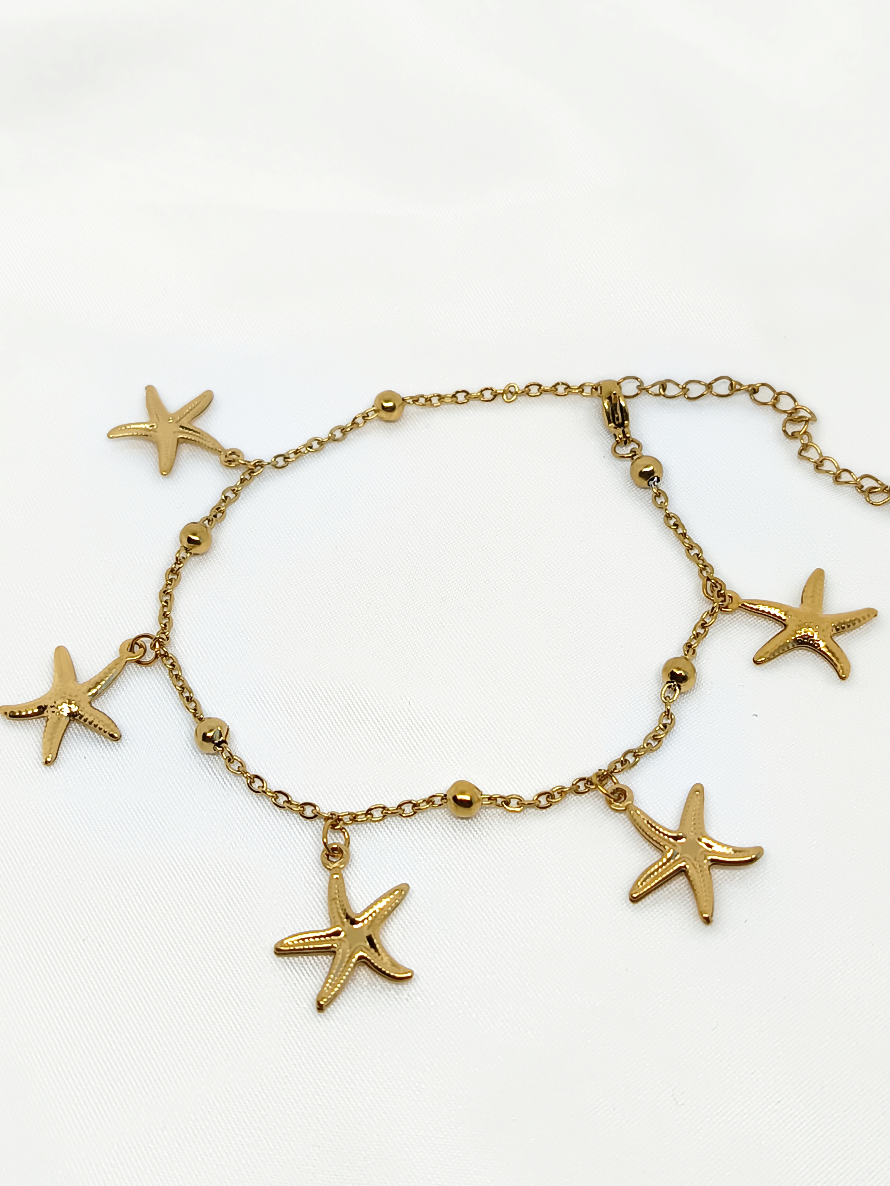 Bracelet étoile de mer doré
