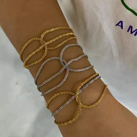 Bracelet en chaîne argengtée MARIA 