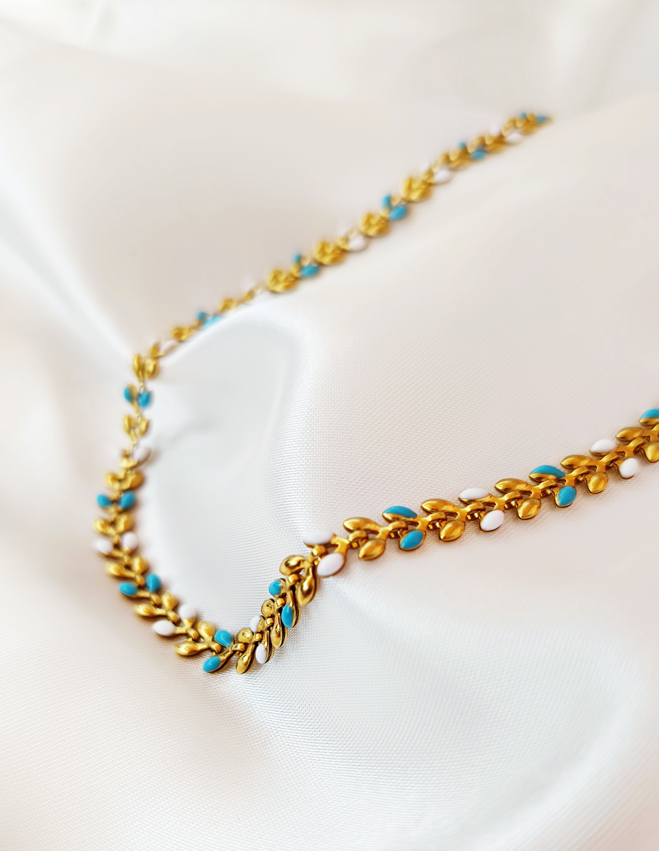 COLLIER BEA BLEU