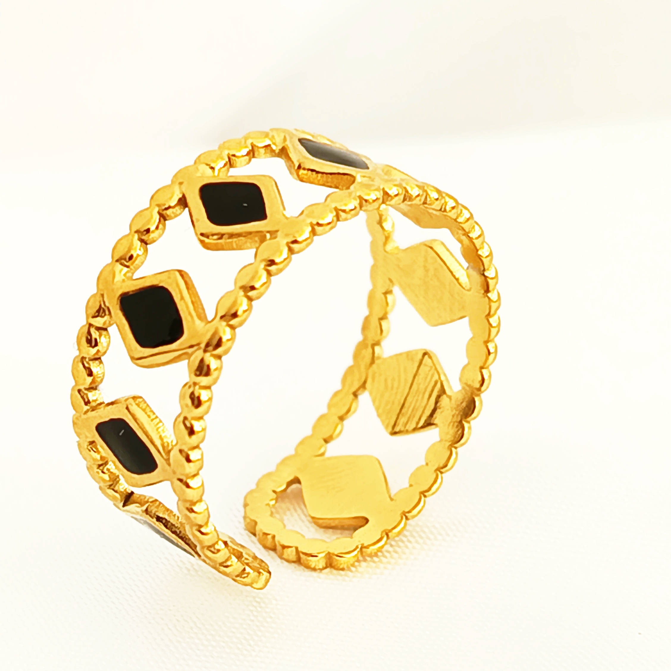 BAGUE SOSSO NOIRE 