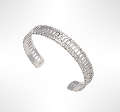 Bracelet ELIANA ACIER argenté