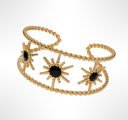 BRACELET ETOILES NOIRES
