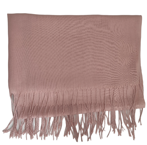 Voile pashmina rose pastel n°17