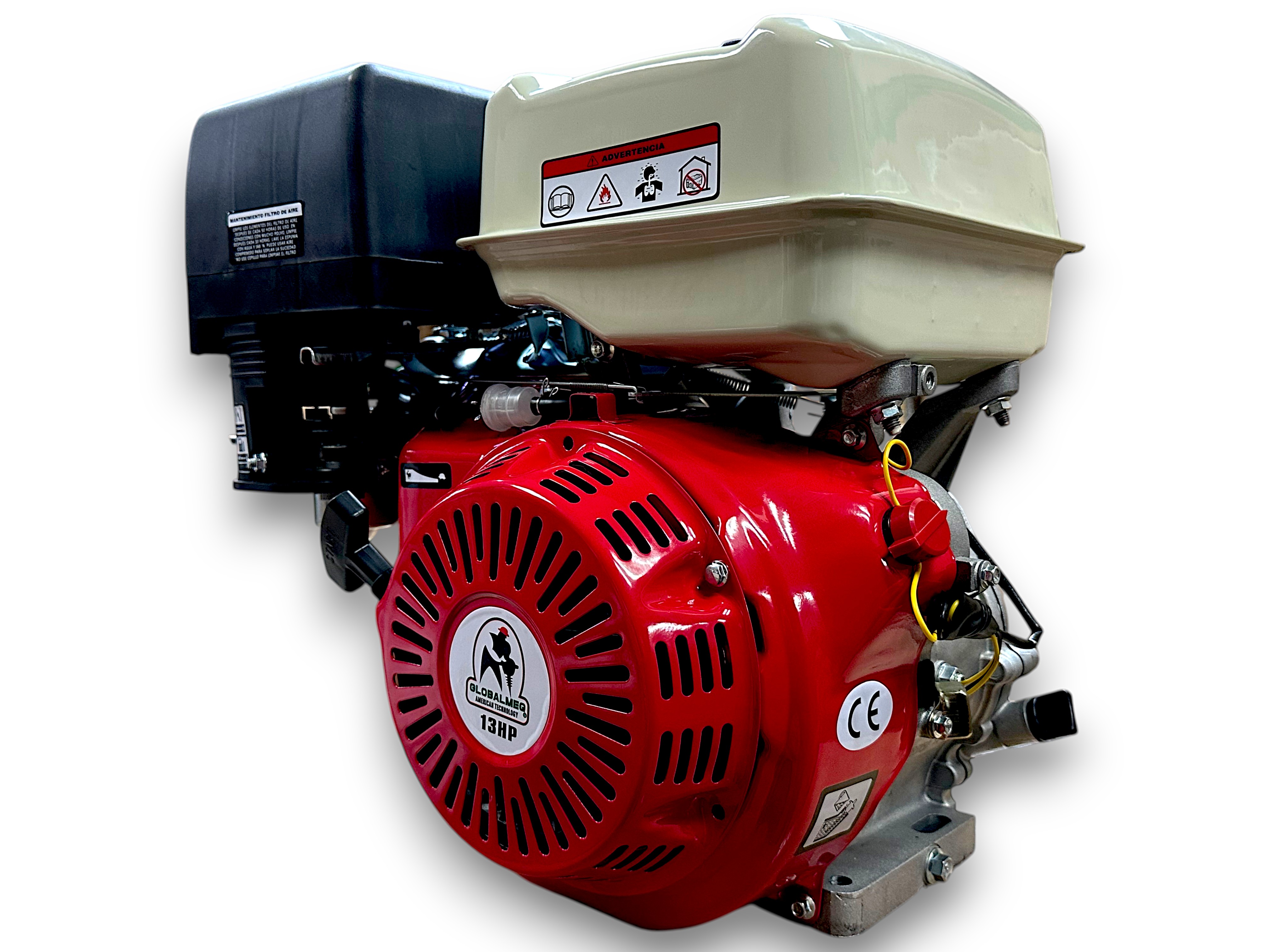 MOTOR GASOLINA DE 13HP MARCA GLOBALMEQ