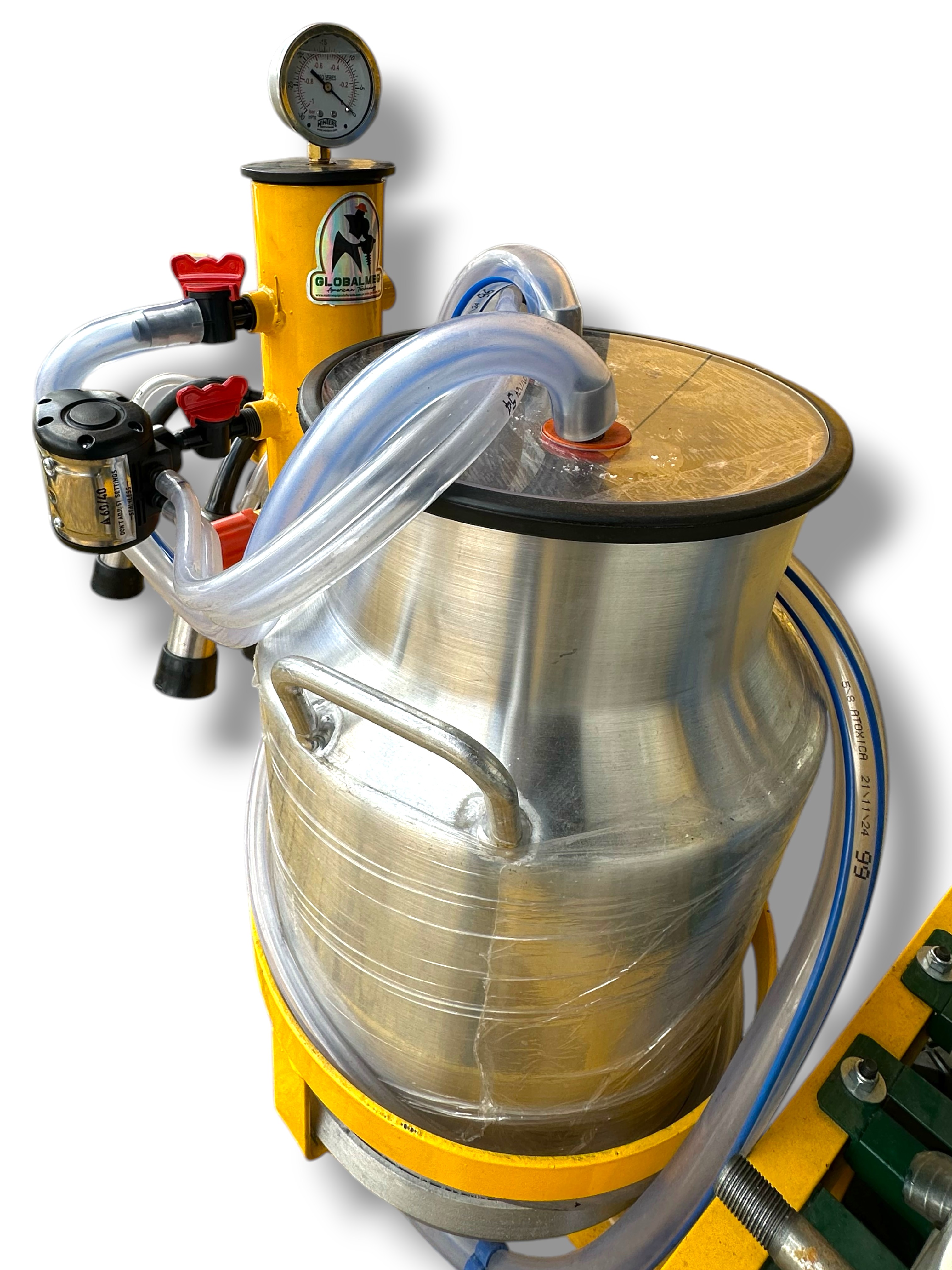 MAQUINA DE ORDEÑO CANTINA SENCILLA DOBLE MOTOR MARCA GLOBALMEQ