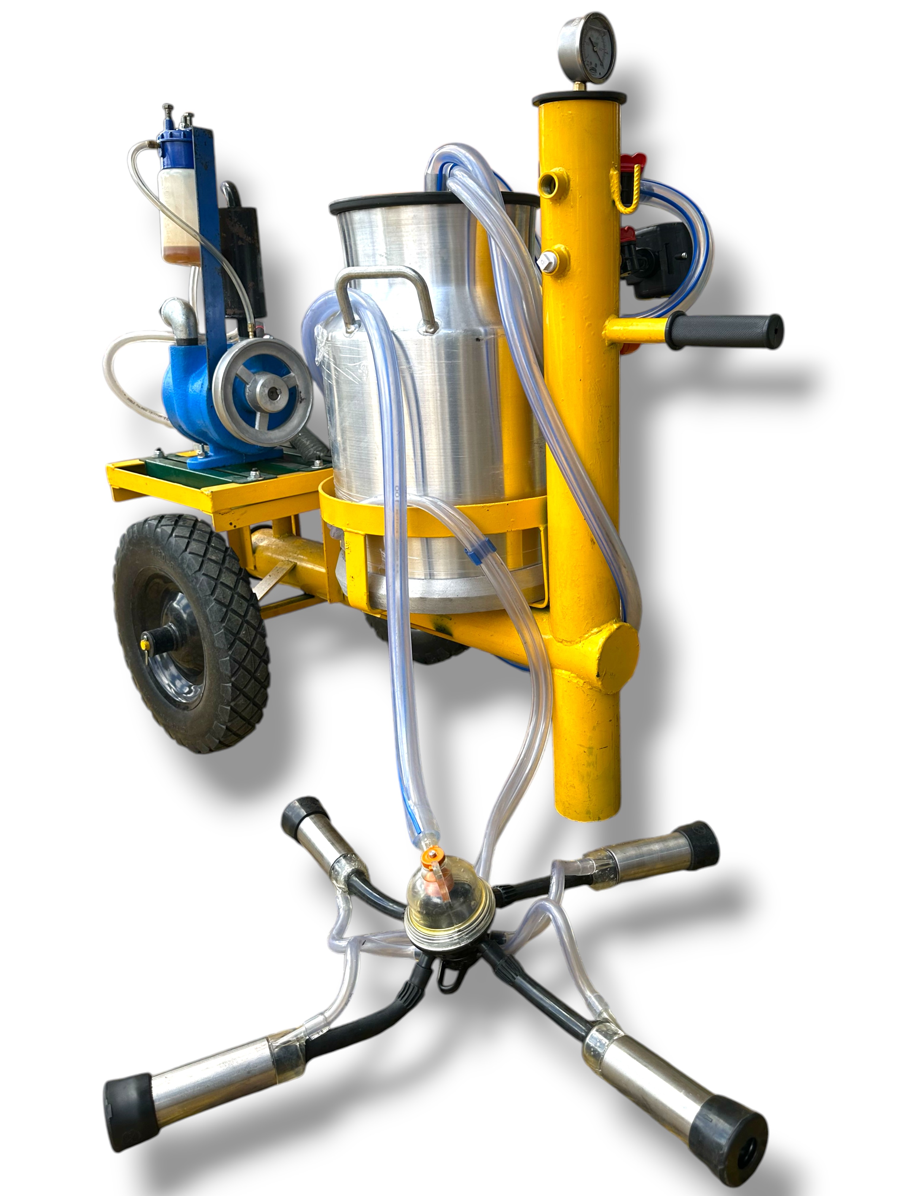 MAQUINA DE ORDEÑO CANTINA SENCILLA DOBLE MOTOR MARCA GLOBALMEQ