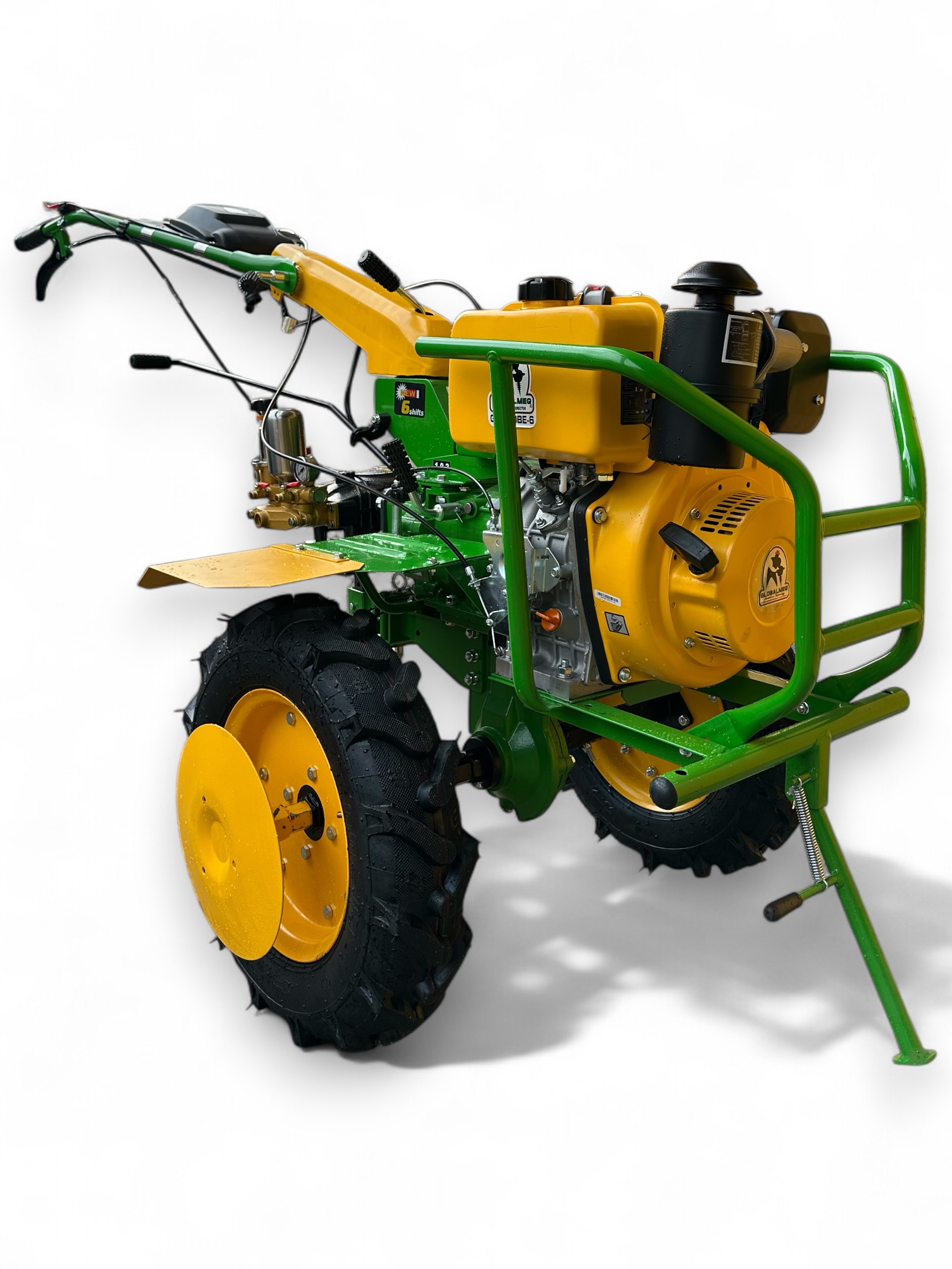 MOTOCULTOR AGRICOLA CON BOMBA FUMIGADORA MARCA GLOBALMEQ