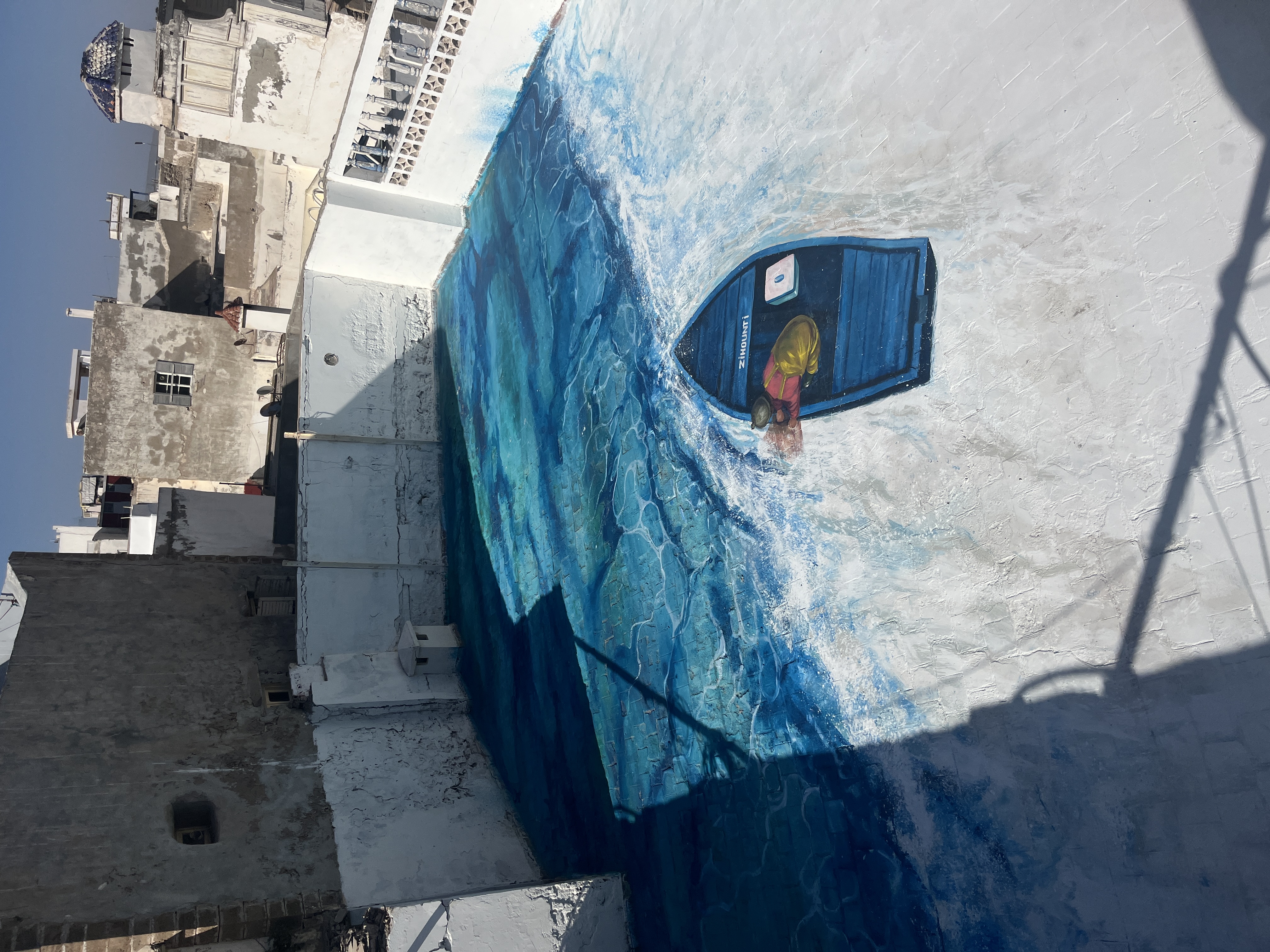 Hand-Painted Wall Mural