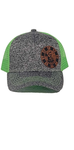 OCR hat with leatherette patch