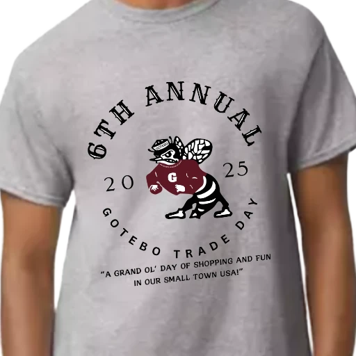 Gotebo Trade Day Shirt 1st annual thru 6th annual