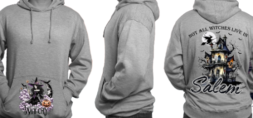 "Not All Witches Live In Salem" Heavy Hoodie
