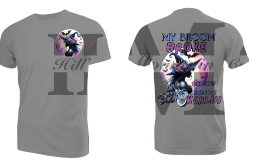 "My Broom Broke" T-Shirt