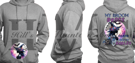 "My Broom Broke" Heavy Hoodie