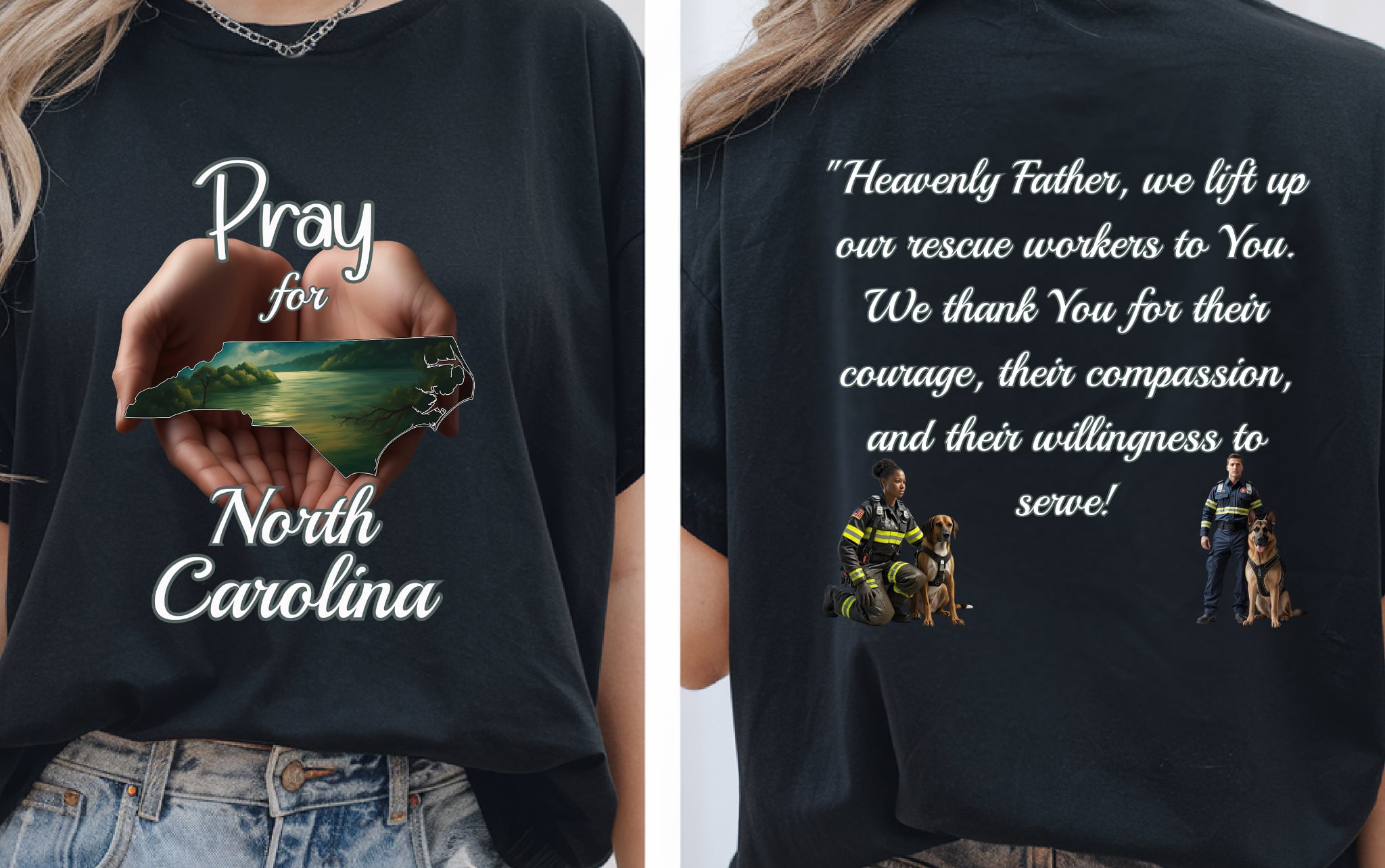 Pray for North Carolina T-shirt