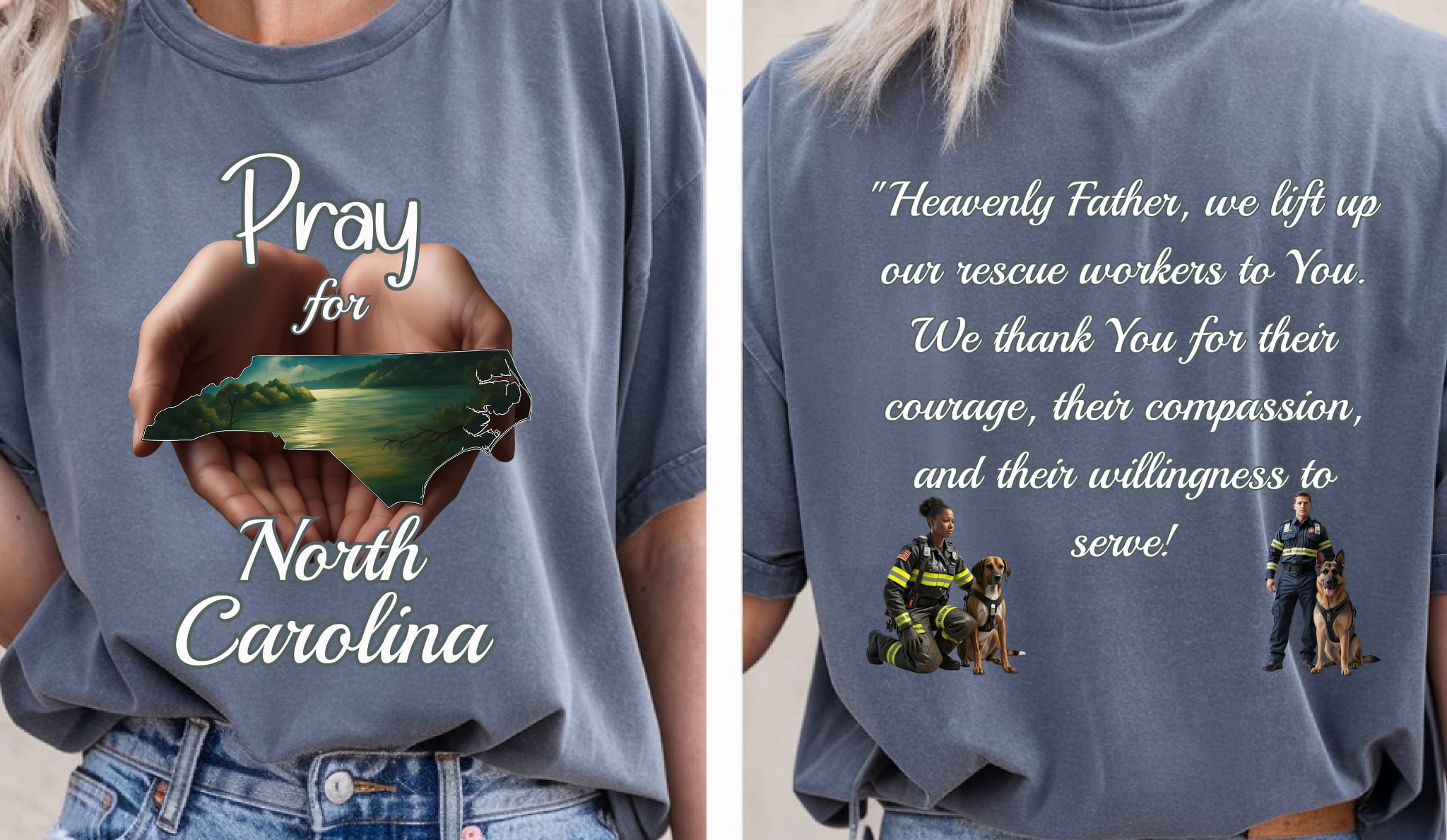 Pray for North Carolina T-shirt