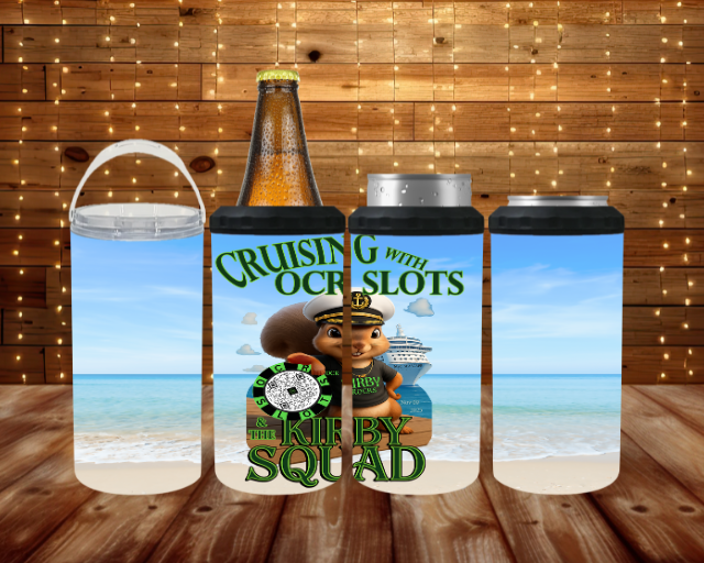 Cruising with Kirby and OCR Slots 4 in 1 Can Cooler