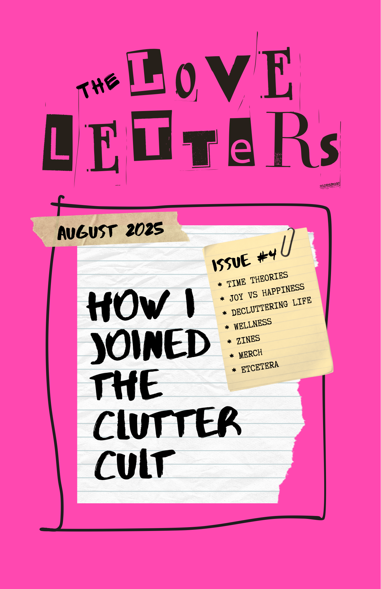 LoVe Letters-Issue #4 zineletter