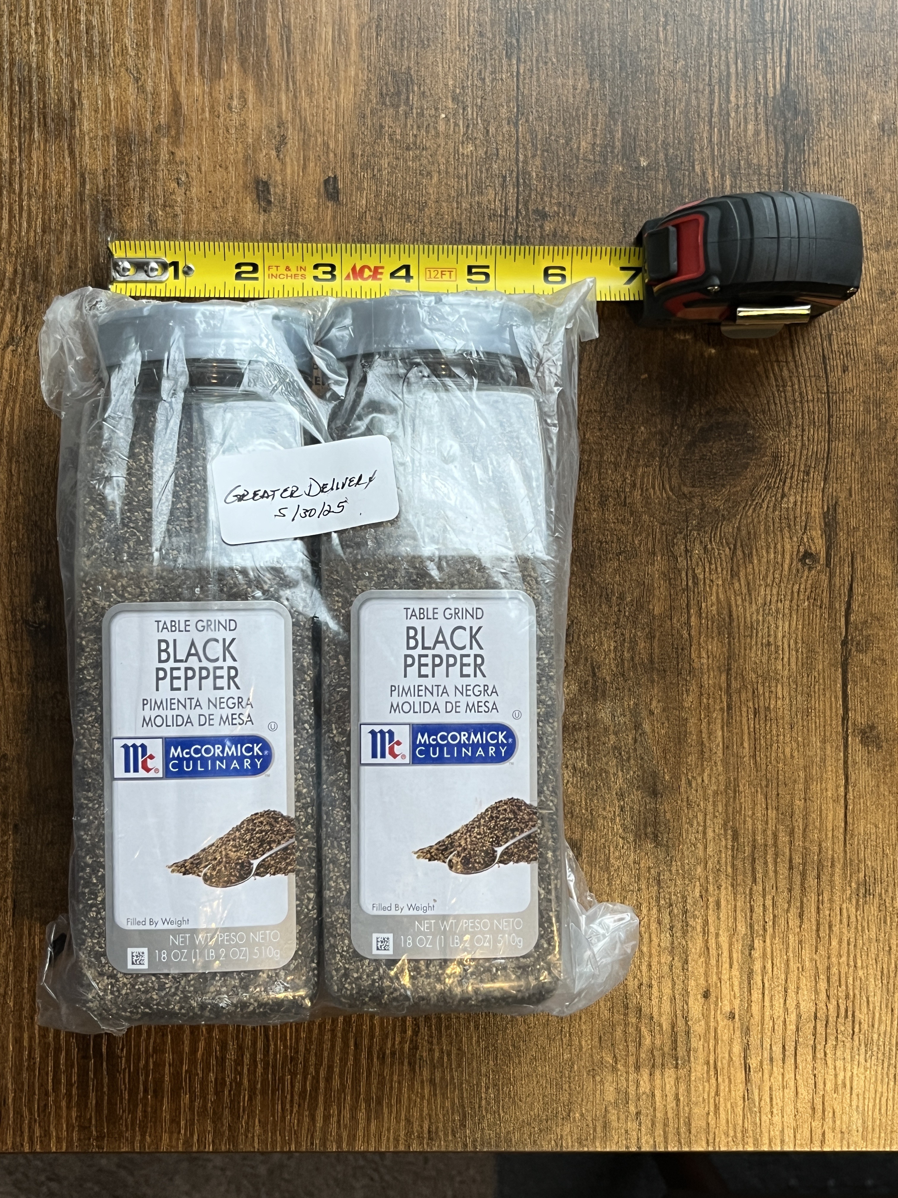 McCormick Culinary Black Pepper Two-Pack