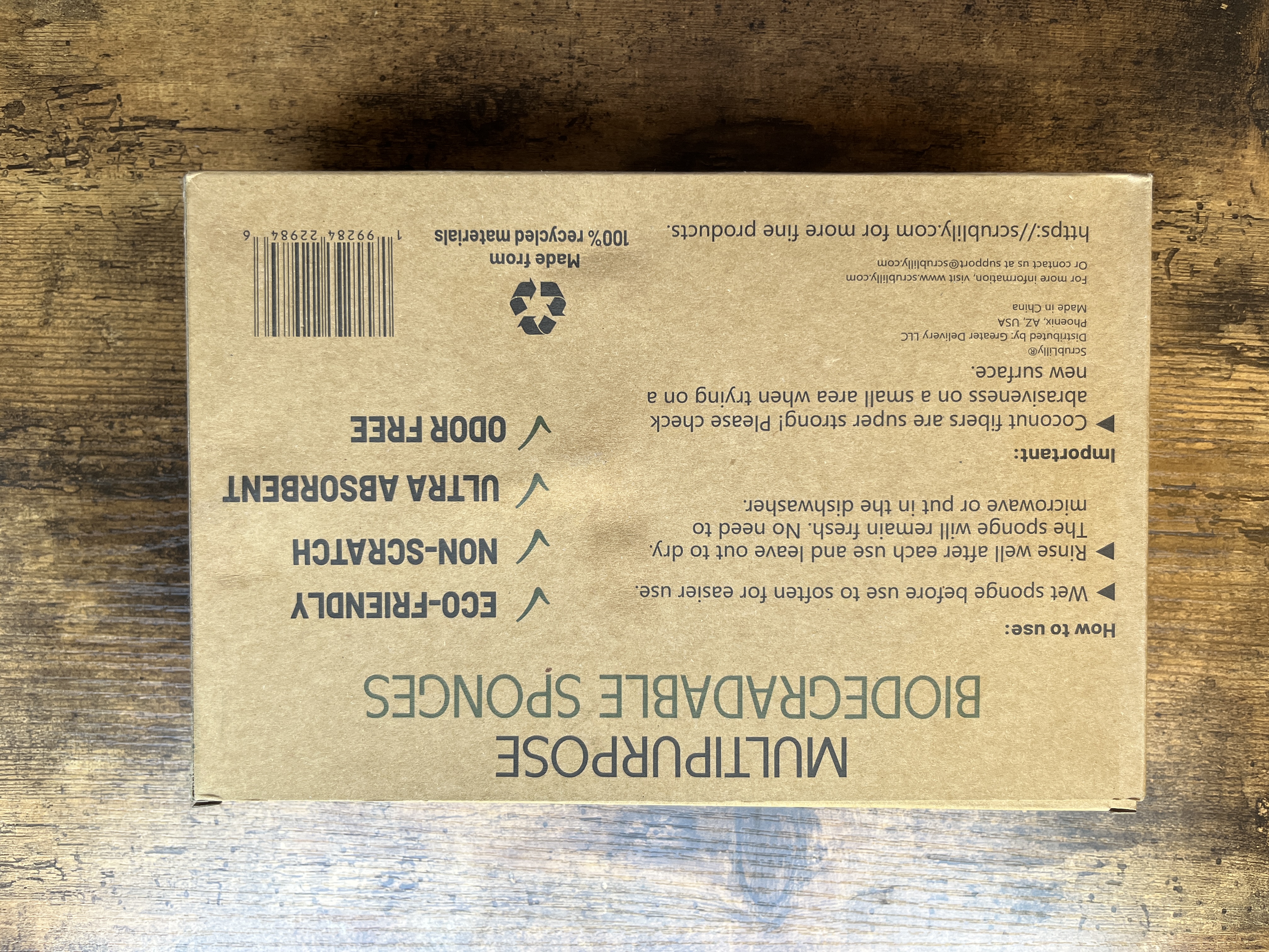 ScrubLily Plant-Based Non-Scratch Biodegradable Sponges