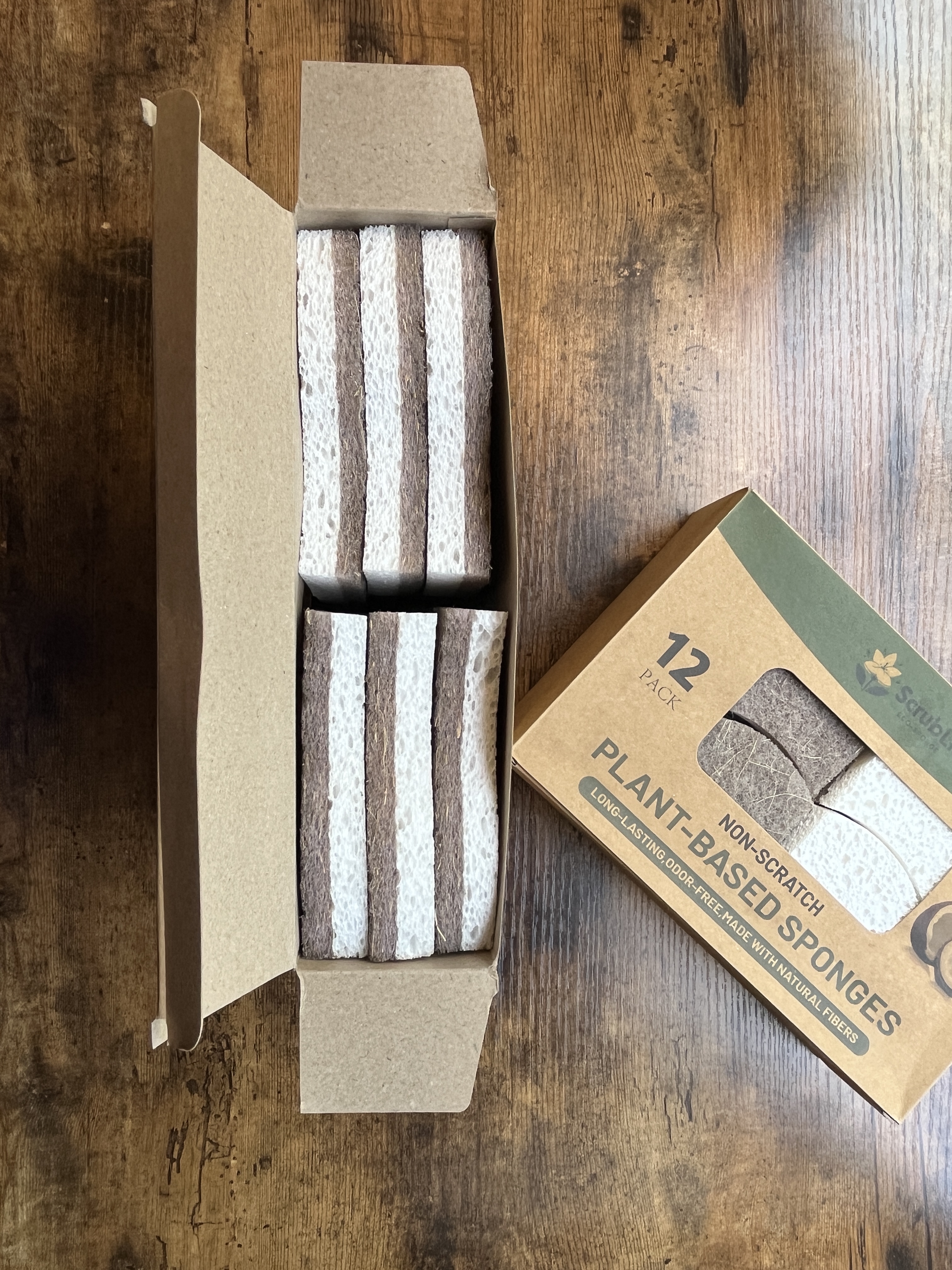 ScrubLily Plant-Based Non-Scratch Biodegradable Sponges