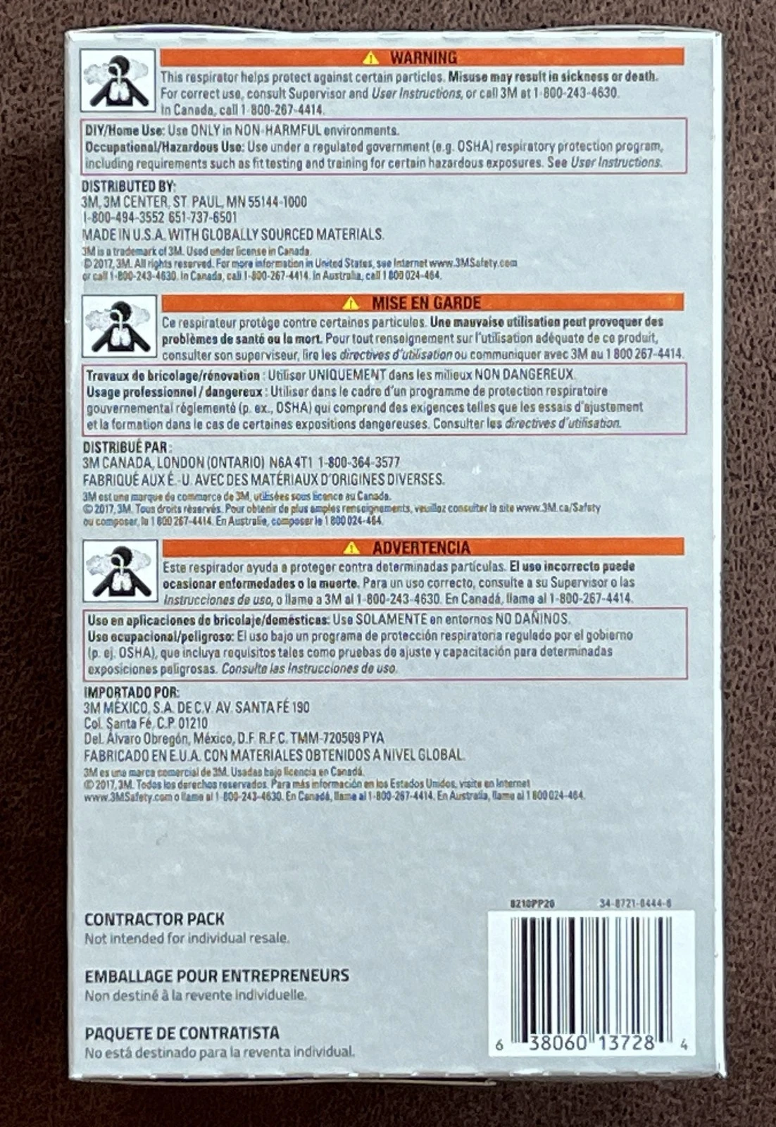 3M 8210-Plus N95 Performance Respirator - (40 Respirators)