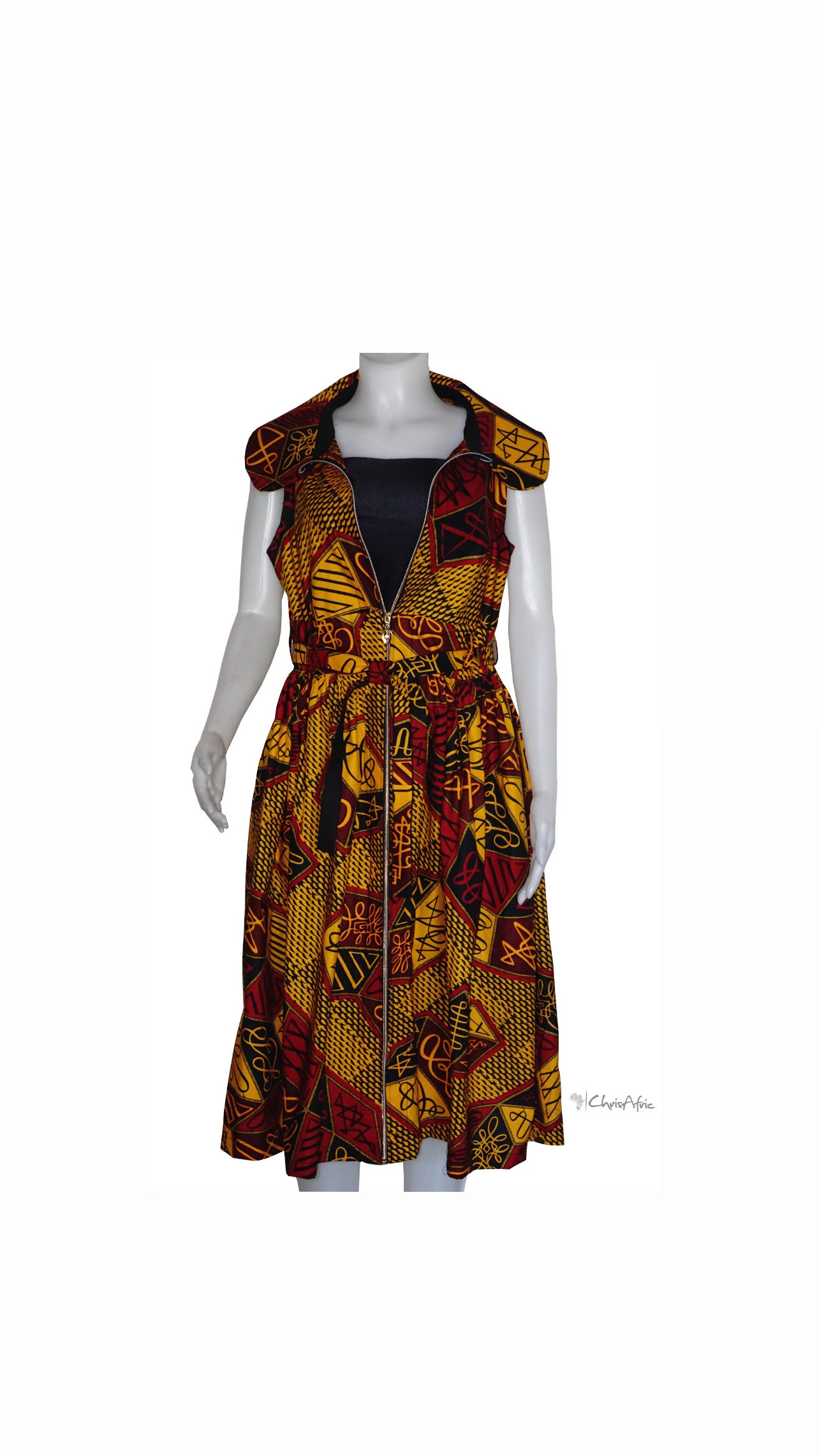 African Print Dress