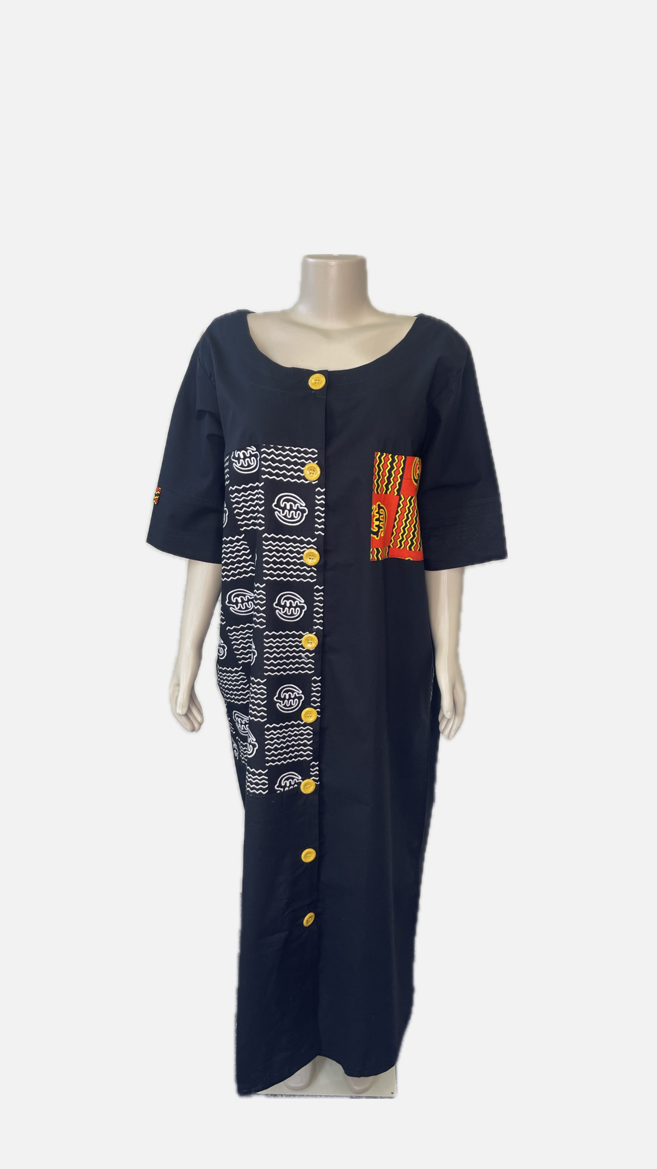 African Print Maxi Dress