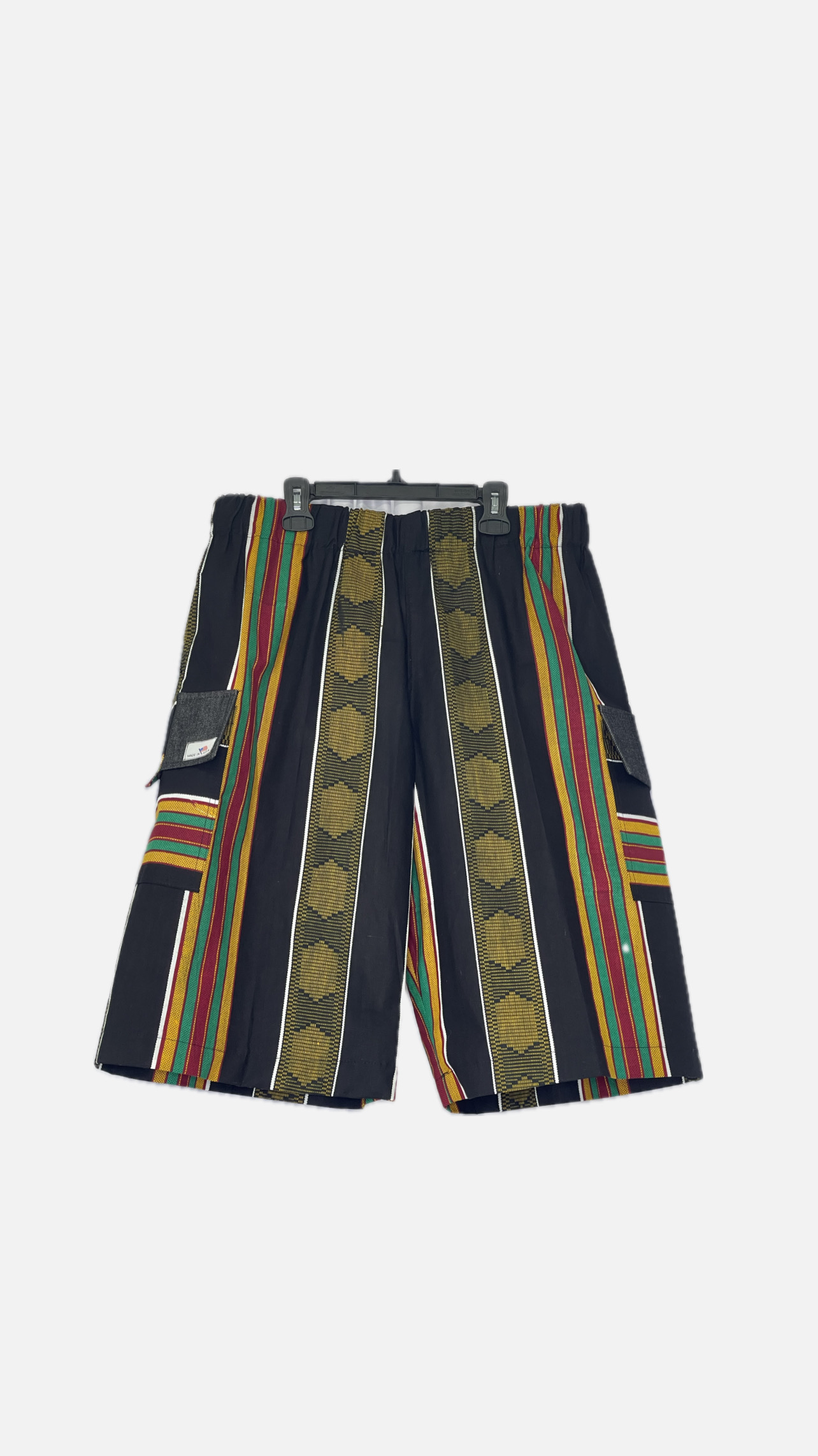 Striped Cargo Shorts
