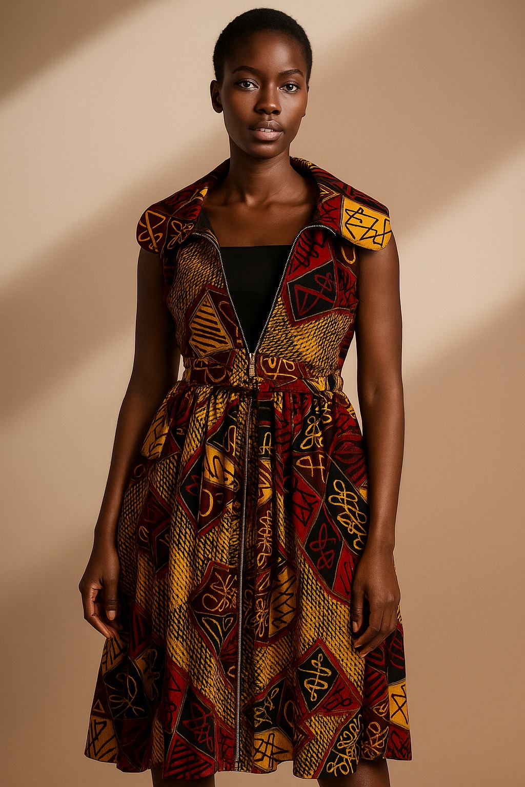 African Print Dress