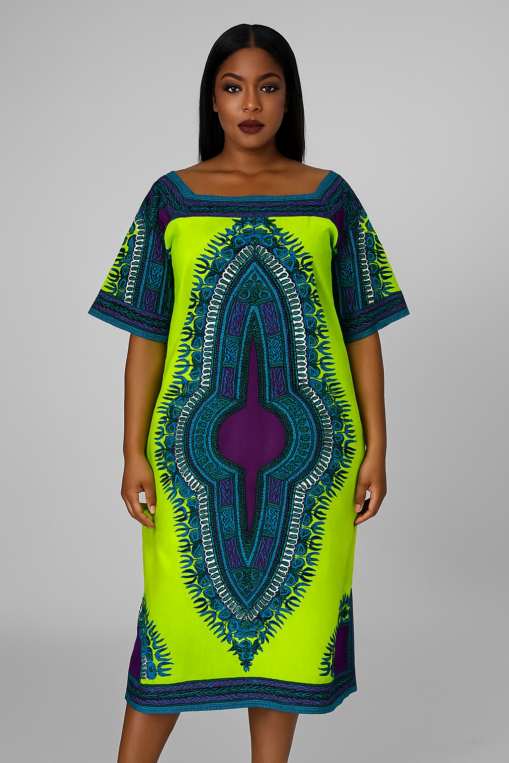 African Print Dashiki Dress