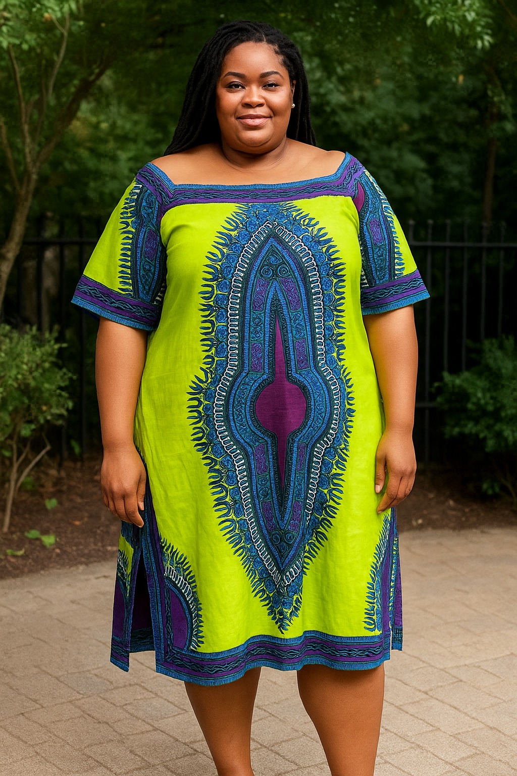 African Print Dashiki Dress